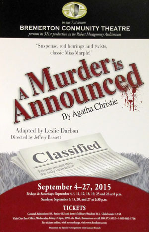 A Murder is Announced poster