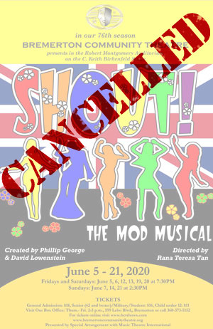SHOUT! The Mod Musical poster
