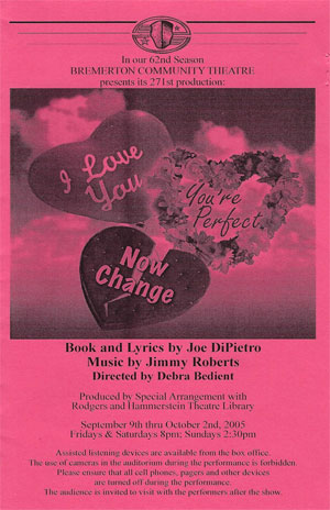 I Love You, You're Perfect, Now Change poster