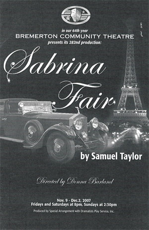 Sabrina Fair poster