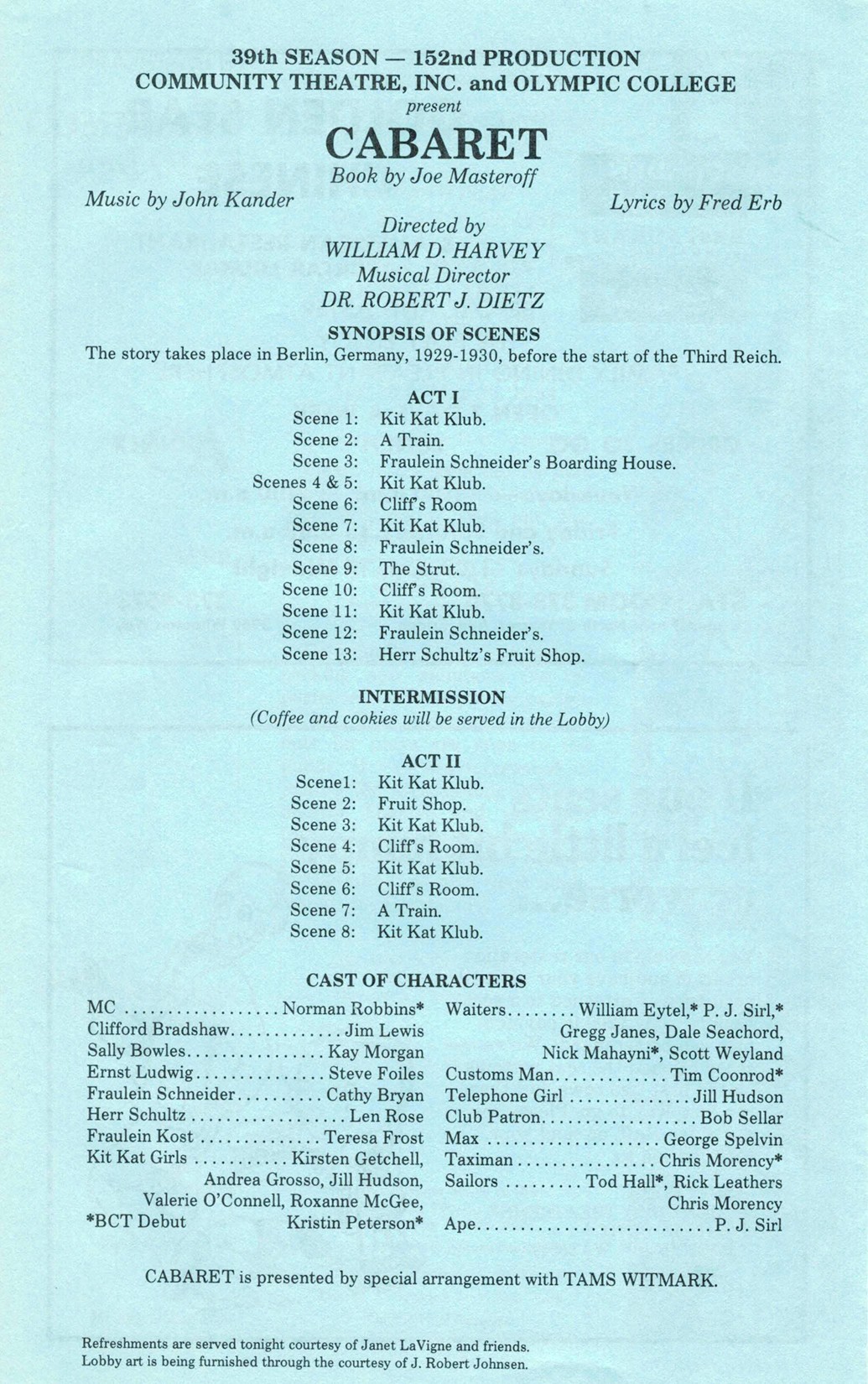 CabaretNotes