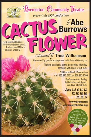 Cactus Flower poster