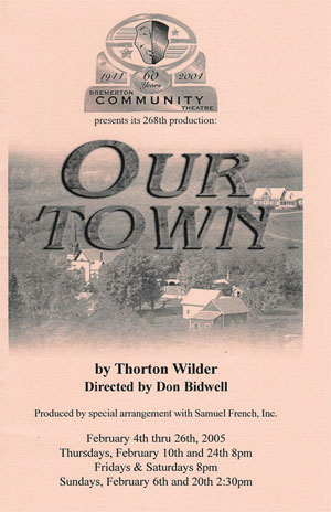 Our Town poster